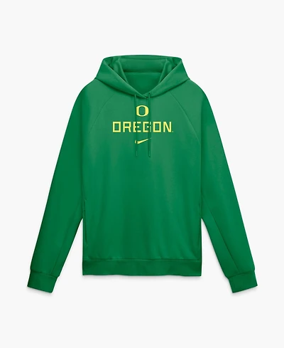 Nike Men's Green Oregon Ducks Premium Performance Raglan Dri-fit Hoodie