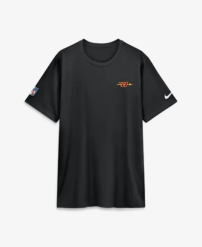 Nike Men's Black Washington Commanders Alt Legend Small Logo Dri-fit T-Shirt