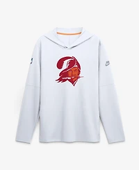 Nike Men's White Tampa Bay Buccaneers Sideline Alternate Lightweight Long Sleeve Hooded Dri-fit T-Shirt