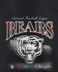 Fanatics Men's Black Chicago Bears Nightfall Long Sleeve Fleece Hoodie