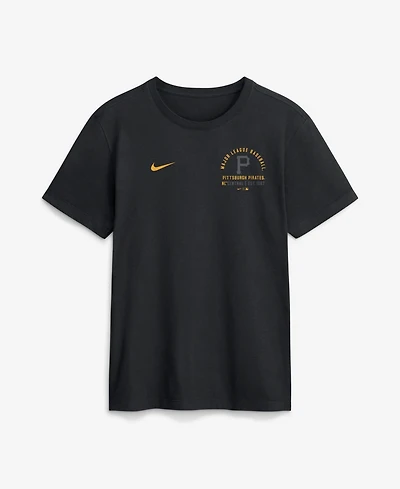 Nike Men's Black Pittsburgh Pirates Split Logo T-Shirt