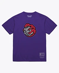 Mitchell & Ness Men's and Women's Purple Toronto Raptors Hardwood Classics Arch T-Shirt