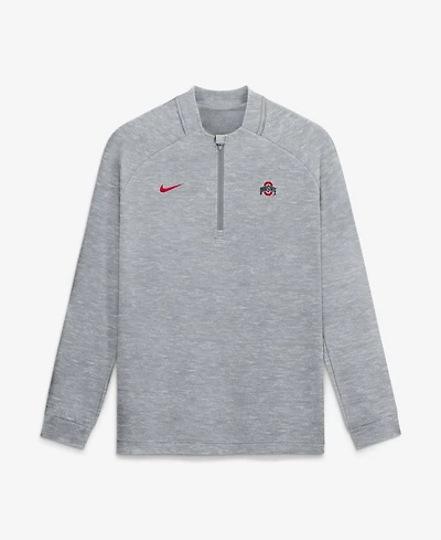 Nike Men's Gray Ohio State Buckeyes Golf Par 5 Therma-fit Half-Zip Pullover Sweatshirt