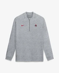 Nike Men's Gray Ohio State Buckeyes Golf Par 5 Therma-fit Half-Zip Pullover Sweatshirt