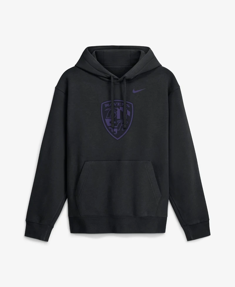 Nike Men's Black Baltimore Ravens Backfield Disruptor Club Fleece Hoodie