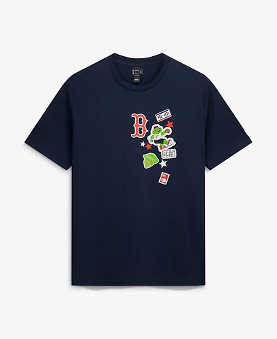 New Era Men's Navy Boston Red Sox City Patch T-Shirt