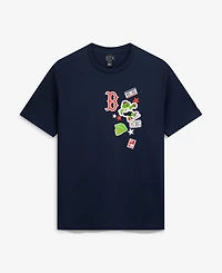 New Era Men's Navy Boston Red Sox City Patch T-Shirt