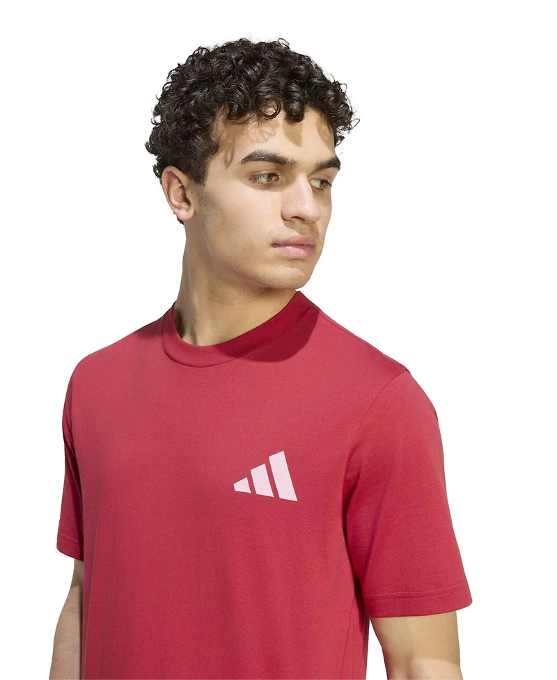 Adidas Men's Red Liverpool Graphic T-Shirt