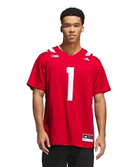 Adidas Men's #1 Scarlet Nebraska Huskers Home Premier Jersey