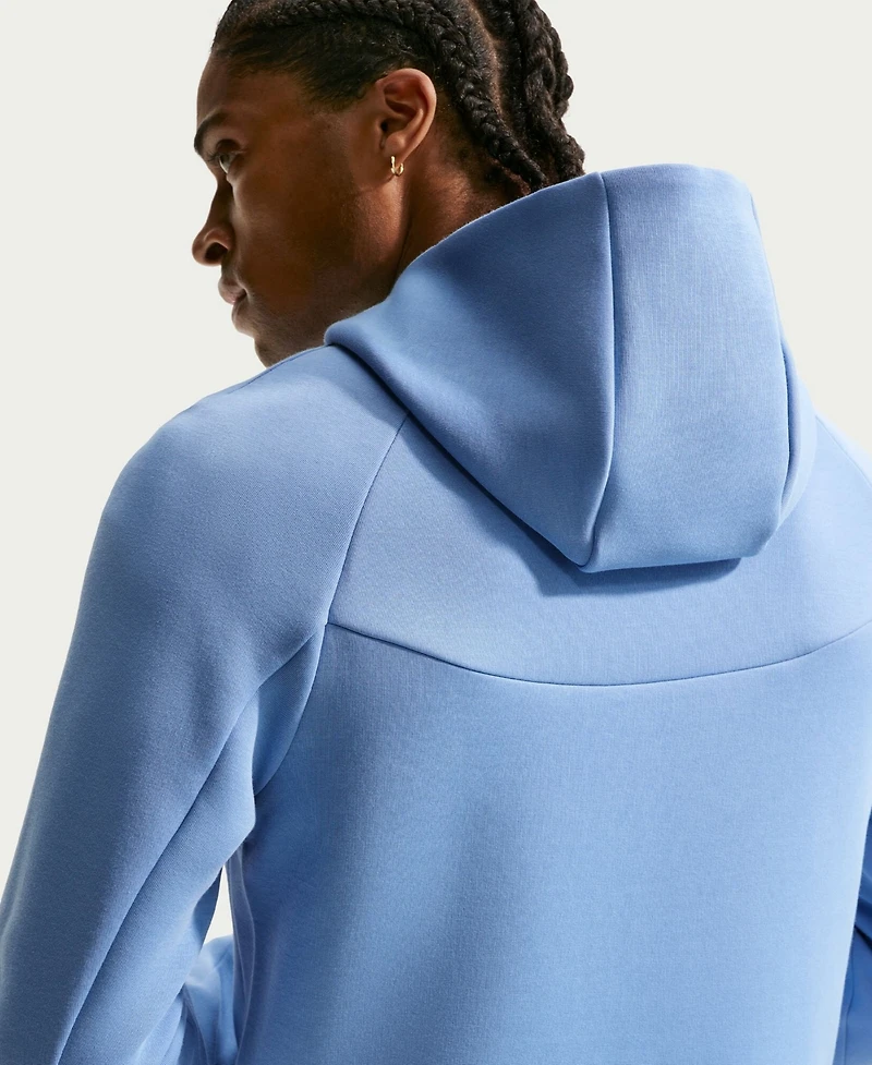 Nike Men's Blue Tottenham Hotspur Tech Fleece Windrunner Raglan Full-Zip Hoodie