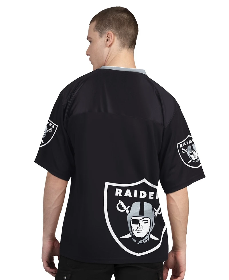Starter Men's 2-Pack Black/White Las Vegas Raiders Short Sleeve Long Combo Pack T-Shirt