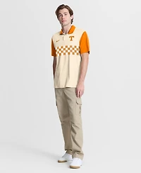 Nike Men's Natural/Tennessee Orange Tennessee Volunteers Vapor Primary Logo Dri-fit Polo Shirt