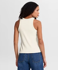 Fanatics Women's Cream Chicago Bears Star Play Tri-Blend Ribbed Tank Top