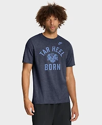 Nike Men's Heather Navy North Carolina Tar Heels Legacy Mantra Tri-Blend T-Shirt