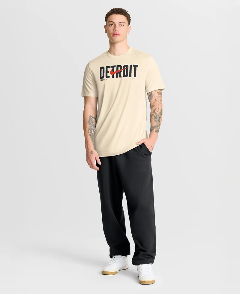 Nike Men's Cream Detroit Tigers Swoosh Legend Dri-fit T-Shirt
