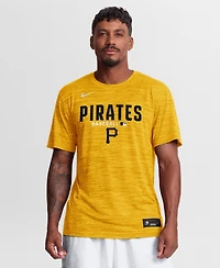 Nike Men's Gold Pittsburgh Pirates Authentic Collection Velocity Dri-fit T-Shirt