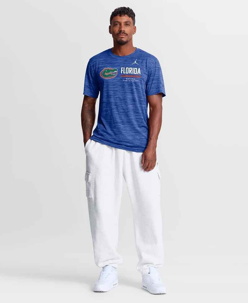 Jordan Men's Royal Florida Gators Sideline Velocity Dri-fit T-Shirt