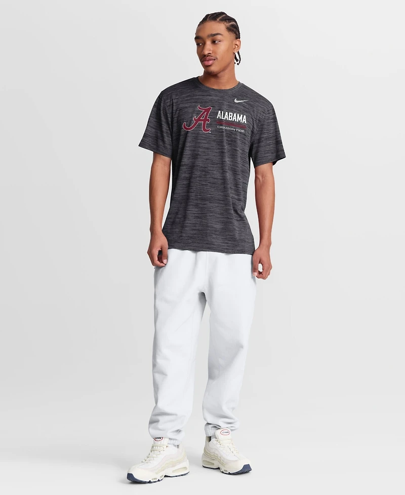 Nike Men's Anthracite Alabama Crimson Tide Sideline Velocity Dri-fit T-Shirt