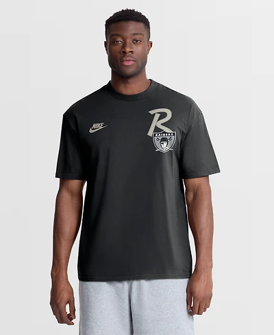 Nike Men's Black Las Vegas Raiders Night Primary Max90 T-Shirt