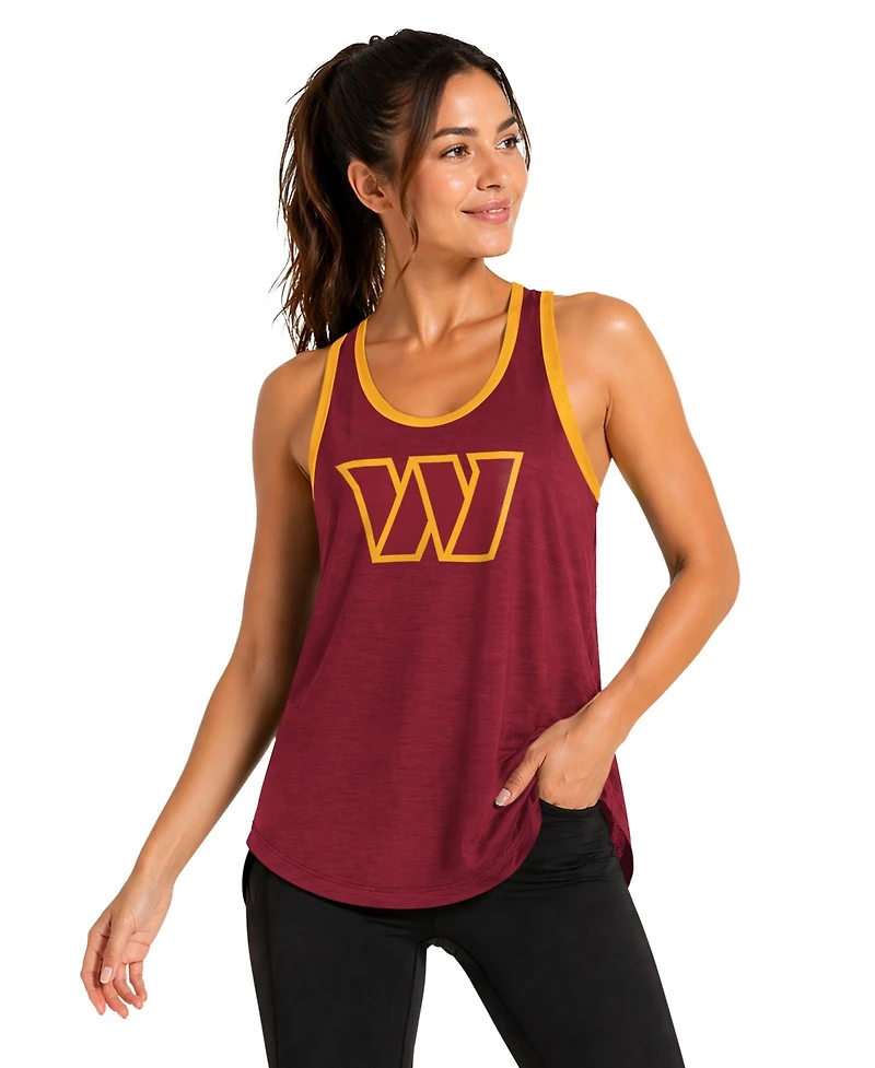 G-iii 4Her by Carl Banks Women's Burgundy Washington Commanders Tater Ii Racerback Tank Top
