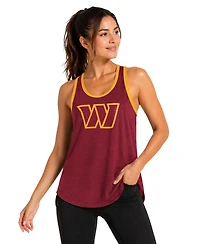 G-iii 4Her by Carl Banks Women's Burgundy Washington Commanders Tater Ii Racerback Tank Top