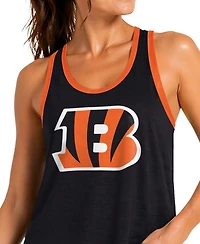 G-iii 4Her by Carl Banks Women's Black Cincinnati Bengals Tater Ii Racerback Tank Top
