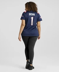 Nike Women's A.j. Brown Navy New England Patriots Game Jersey