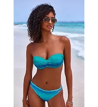 Lascana Women's Multiway Ombre Bikini Swimsuit Top Bra Sizing