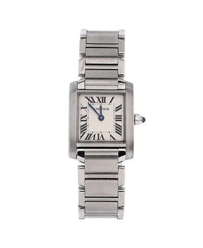 Pre-Owned Cartier Tank Francaise Quartz Watch in Stainless Steel 20mm