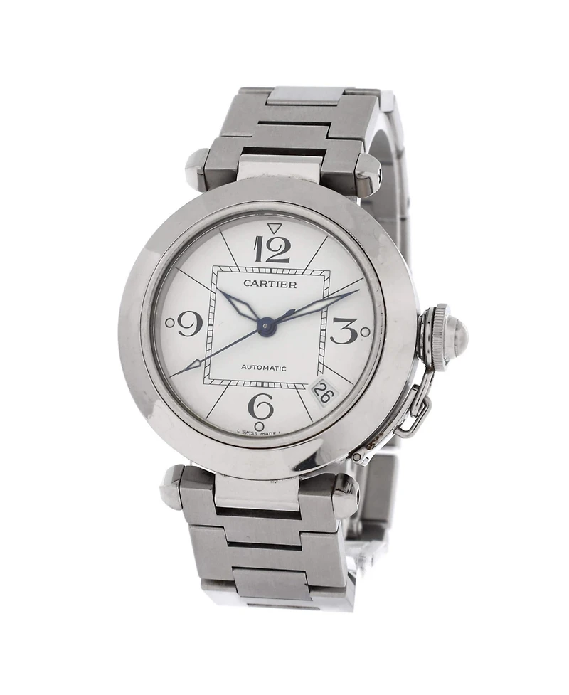 Pre-Owned Cartier Pasha C Automatic Watch in Stainless Steel 35mm