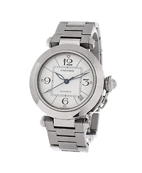 Pre-Owned Cartier Pasha C Automatic Watch in Stainless Steel 35mm