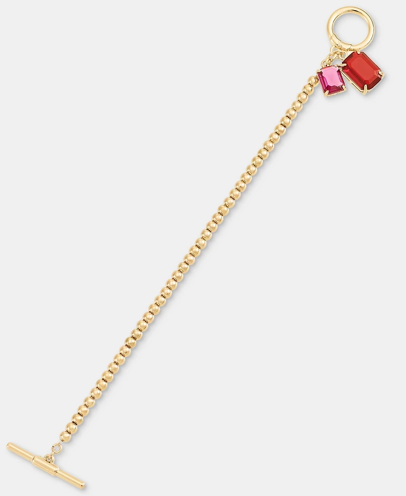Lauren Ralph Lauren Stone Charm Beaded Flex Bracelet