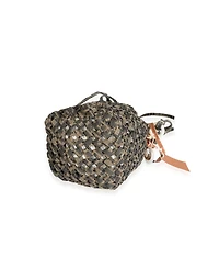 Pre-Owned Fendi Brown Jacquard Interlace Canvas Mini Mon Tresor