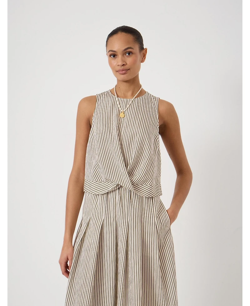 Hush Women's Front Knot Crop Top