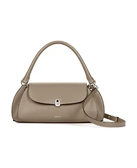 Noirgaze Scallop Calf Leather Bag