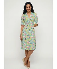 Olsen Women's Lush Lemon A-Line Dress