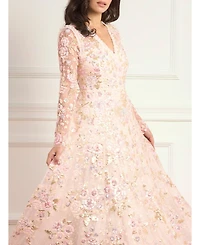 Needle & Thread Women's Sequin Paradise V-Neck Gown