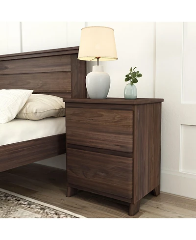 Plank+Beam Modern Farmhouse 2 Drawer Dresser Solid Wood