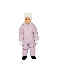 Deux par Baby Girl (3M-24M) Cloud One Piece Snowsuit Adapted for Car Seats