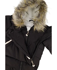Deux par Baby Unisex Snug One Piece Snowsuit Adapted for Car Seats