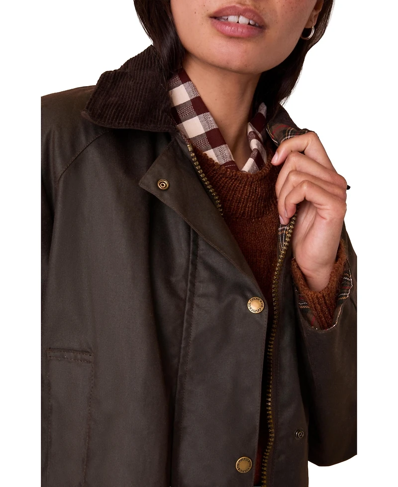 Celtic & Co. Women's Raglan Sleeve Waxed Jacket