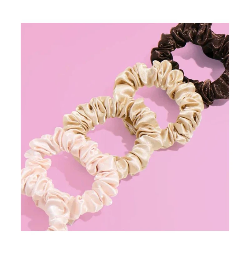 Gimme Beauty Slim Satin Hair Scrunchies Soft