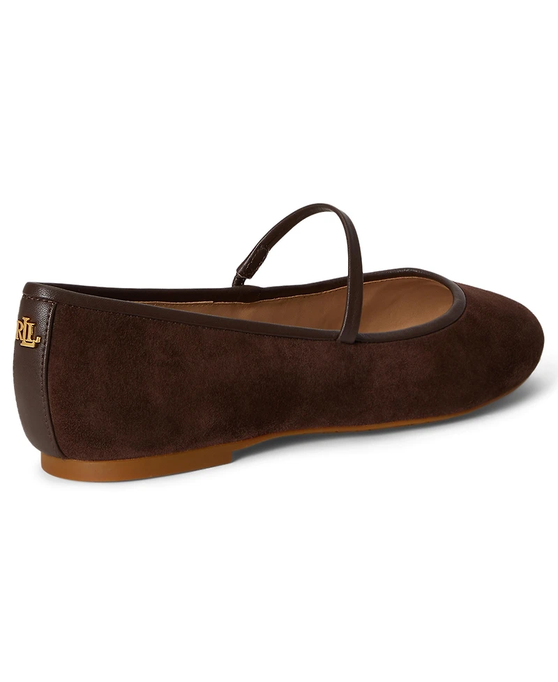 Lauren Ralph Women's Jayna Mary Jane Flats