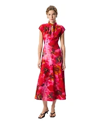 Whistles Women's Painterly Floral Midi Dress