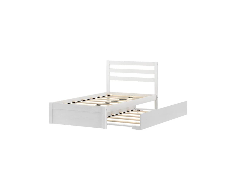 Grain & Grove Bear Twin Single Bed With Trundle