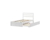 Grain & Grove Bear Twin Single Bed With Trundle