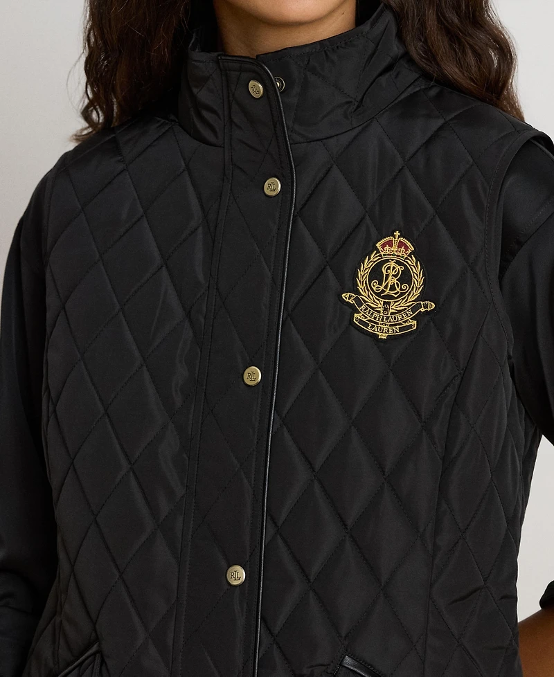 Lauren Ralph Women's Crested Vest