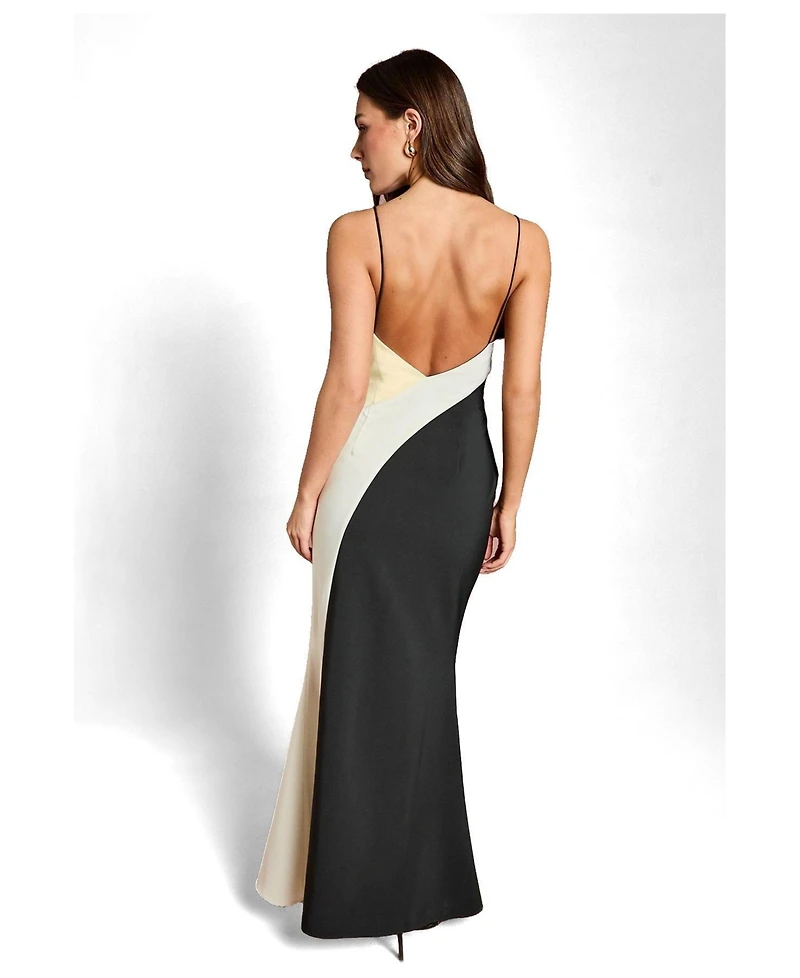 Coast Women's Colorblock Maxi V-Neck Dress