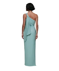 Whistles Women's Bethan One-Shoulder Maxi Wedding Guest Dress