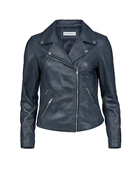 Celtic & Co. Womens Leather Biker Jacket